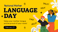 Mother Language Day Animation