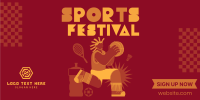 Go for Gold on Sports Festival Twitter Post