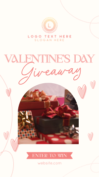 Valentine's Day Giveaway Facebook Story