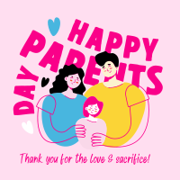 Love Your Parents Instagram Post Design