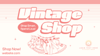 Vintage Clothing Shop Facebook Event Cover Design