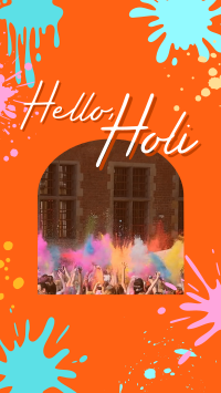 Holi Color Festival Facebook Story