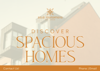 Spacious Homes Postcard Image Preview
