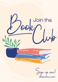 Book Lovers Club Poster