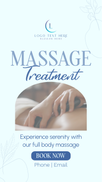 Massage Treatment Wellness Instagram Story