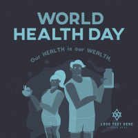 Healthy People Celebrates World Health Day Instagram Post