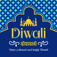Blessed Bright Diwali Linkedin Post