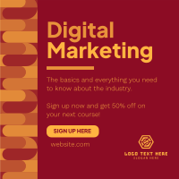 Digital Marketing Course Instagram Post Design