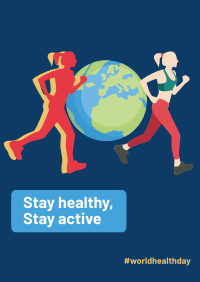 World Health Fitness Poster