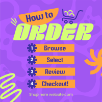 How To Order Cart Instagram Post Design