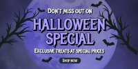 Halloween Special Sale Twitter Post