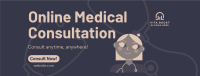 Online Medical Consultation Facebook Cover Image Preview