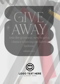 Fashion Giveaway Poster