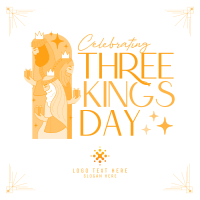 Modern Three Kings Day Linkedin Post