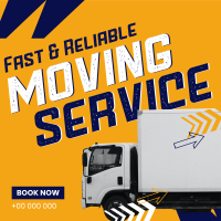 Speedy Moving Service Instagram Post Design