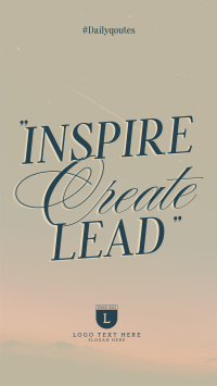 Inspire & Create Video