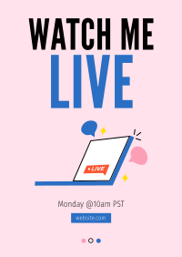 Live Doodle Watch Poster