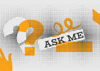 Ask Me Anything Postcard