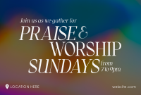 Sunday Worship Pinterest Cover