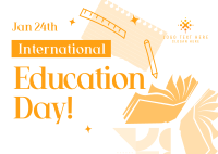 International Education Day Postcard