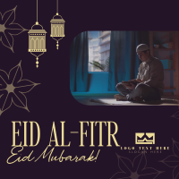 Eid Al Fitr Mubarak Instagram Post