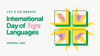 International Day of Sign Languages Facebook Event Cover