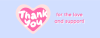 Cute Thank You Facebook Cover