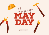 Happy May Day Postcard