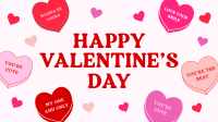 Valentine Candy Hearts Animation