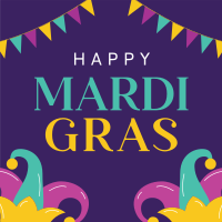 Mardi Gras Celebration Linkedin Post