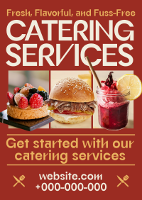 Modern Food Catering Services Flyer Design