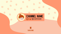 Peach Personal Channel YouTube Banner