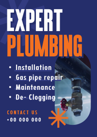 Expert Plumbing Poster