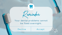 Dental Reminder Animation