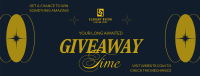 Minimalist Giveaway Time Facebook Cover Image Preview