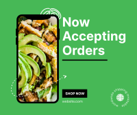 Food Delivery App  Facebook Post