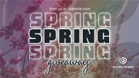 Exclusive Spring Giveaway Facebook Event Cover