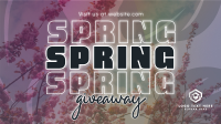 Exclusive Spring Giveaway Facebook Event Cover