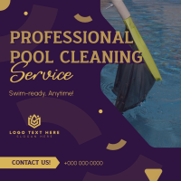 Professional Pool Cleaning Service Linkedin Post