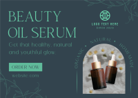 Natural Skincare Product Postcard