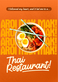 Thai Food Restaurant Poster