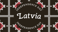 Traditional Latvia Independence Facebook Event Cover