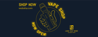 Vape Handle Facebook Cover Design