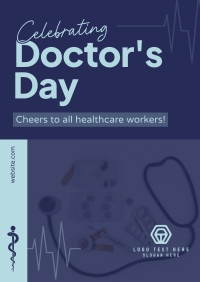 Celebrating Doctor's Day Poster