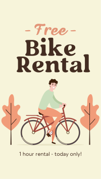 Free Bike Rental Facebook Story