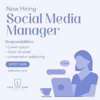 Need Social Media Manager Instagram Post