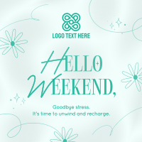 Weekend Greeting Quote Instagram Post