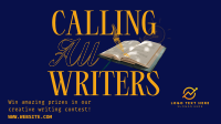 Writing Contest Announcement Animation