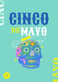 Skull De Mayo Flyer