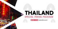 Thailand Travel Package Twitter Post